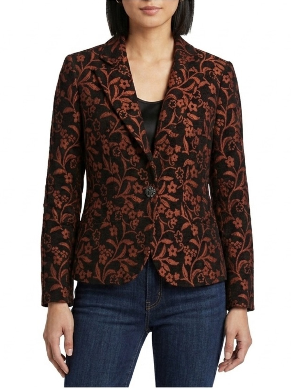 August Silk Floral Blazer